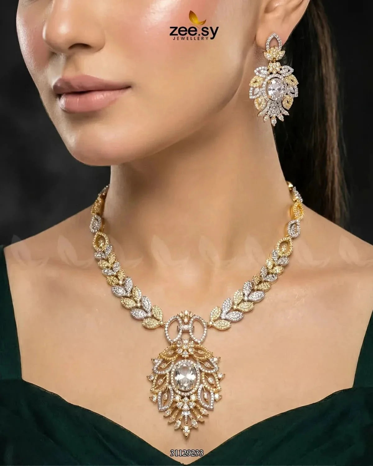Midnight Forest Toned Necklace Set
