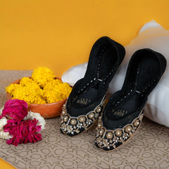 On Your Feets Casual Khussa-Midnight Majesty