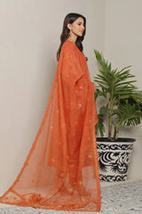 Dressline Semi Stitched 3 Pcs Emb Viscose Zari Collection