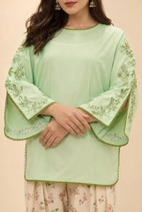 Madiha Gohar Stitched 2 Piece Lawn Suit-Mint Fleur
