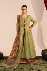 Zaaviay Stitched 3 Piece Luxury Formals Collection'2025-Mint Oasis