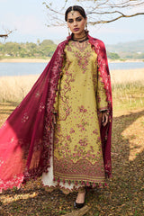 Hussain Rehar Unstitched 3 Piece Luxury Lawn Collection'2025-Minted