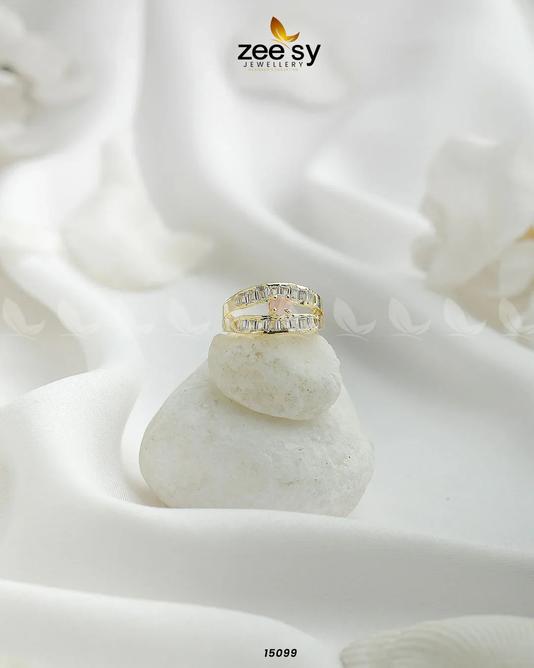Mirage Ring Golden Pink - Zeesy Jewellery