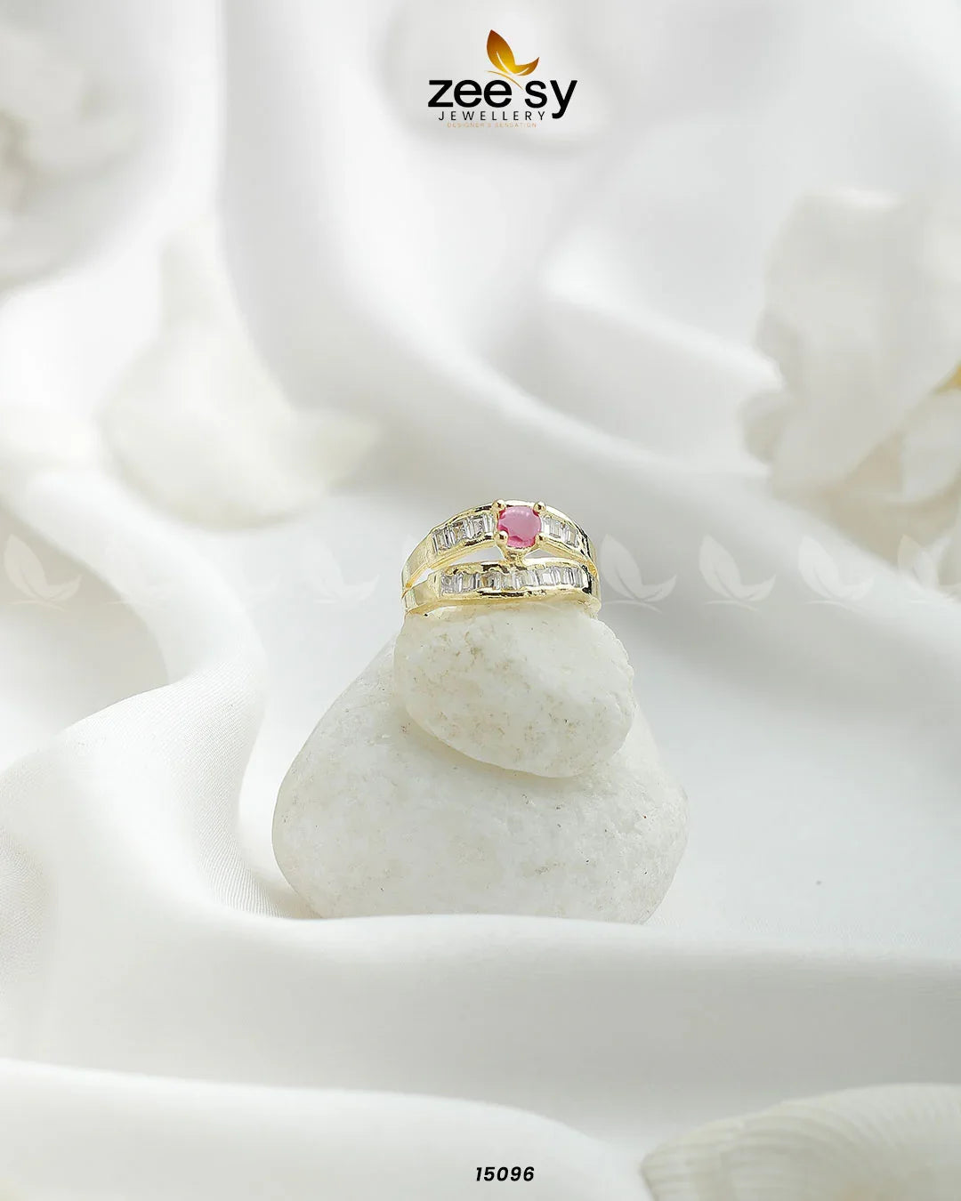 Mirage Ring Golden Ruby - Zeesy Jewellery