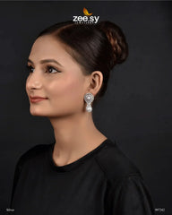 Mirella Earrings Silver - Zeesy Jewellery