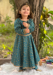 Modest Stitched 3 Piece Festive Edit Collection'2025-Blue Ice