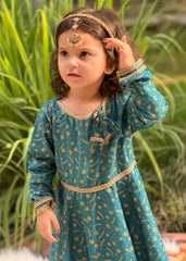 Modest Stitched 3 Piece Festive Edit Collection'2025-Blue Ice