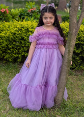 Fairy Bloom by Modest Stitched kids Formals Collection'2025-Lavender Bloom