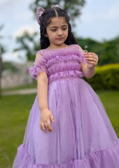 Fairy Bloom by Modest Stitched kids Formals Collection'2025-Lavender Bloom