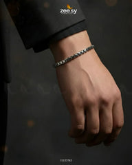 Mono Round Medium Box Bracelet for Men