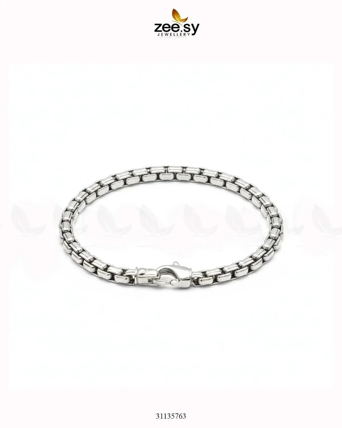 Mono Round Medium Box Bracelet for Men
