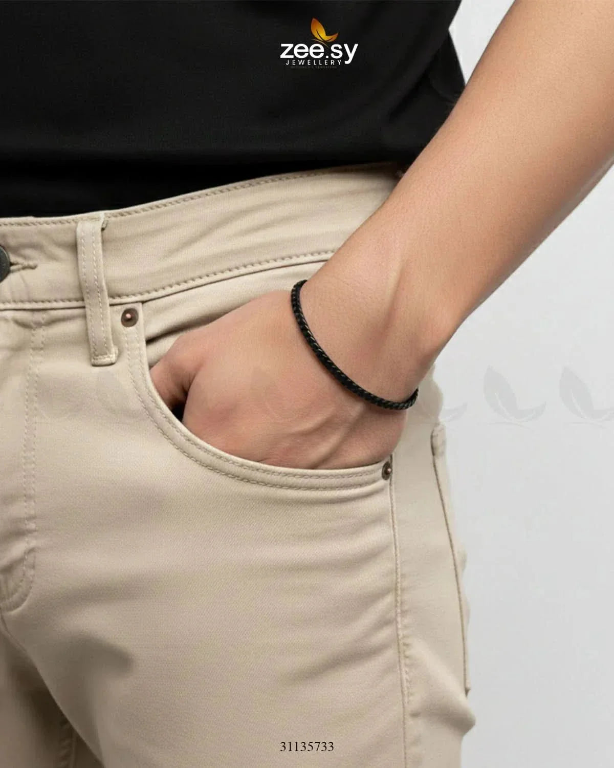 Moon Small Lace Bracelet for Men