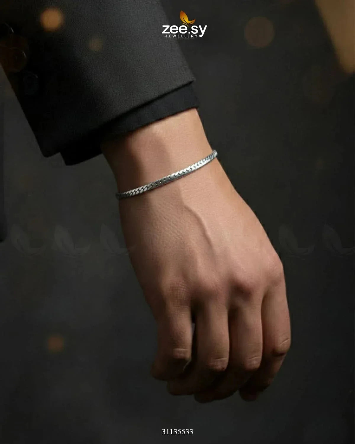 Moon Small Lace Bracelet for Men