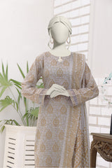 Almeerah Unstitched 3 Piece Stripe Dora Luxury Lawn Vol-02 Collection'2025-Moonlit Ash