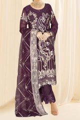 Nayab by Ramsha Unstitched 3 Piece Chiffon Vol-04 Collection'2023-N-411