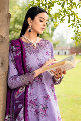 Rangrez By Ramsha Unstitched 3 Piece Luxury Lawn Vol-06 Collection-N-606