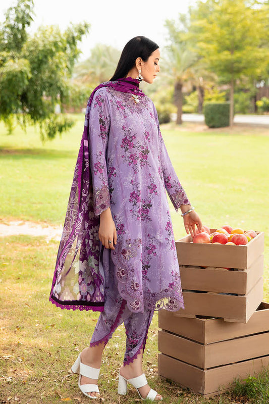 Rangrez By Ramsha Unstitched 3 Piece Luxury Lawn Vol-06 Collection-N-606