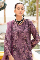 Rangrez By Ramsha Unstitched 3 Piece Luxury Lawn Vol-06 Collection-N-609