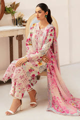 Rangrez By Ramsha Unstitched 3 Piece Luxury Lawn Vol-07 Collection-N-707