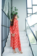 Amal Stitched 2 Piece Summer Lawn Collection-Coral Charm