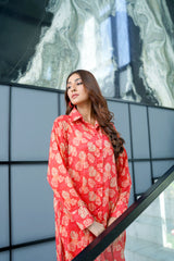 Amal Stitched 2 Piece Summer Lawn Collection-Coral Charm