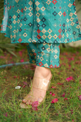 Amal Stitched 2 Piece Summer Lawn Collection-Turquoise Luxe