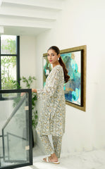 Amal Stitched 2 Piece Summer Lawn Collection-Silver Strand