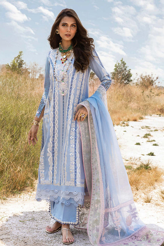 Saira Shakira Unstitched 3 Piece Luxury Lawn Collection'2025-NADINE-A