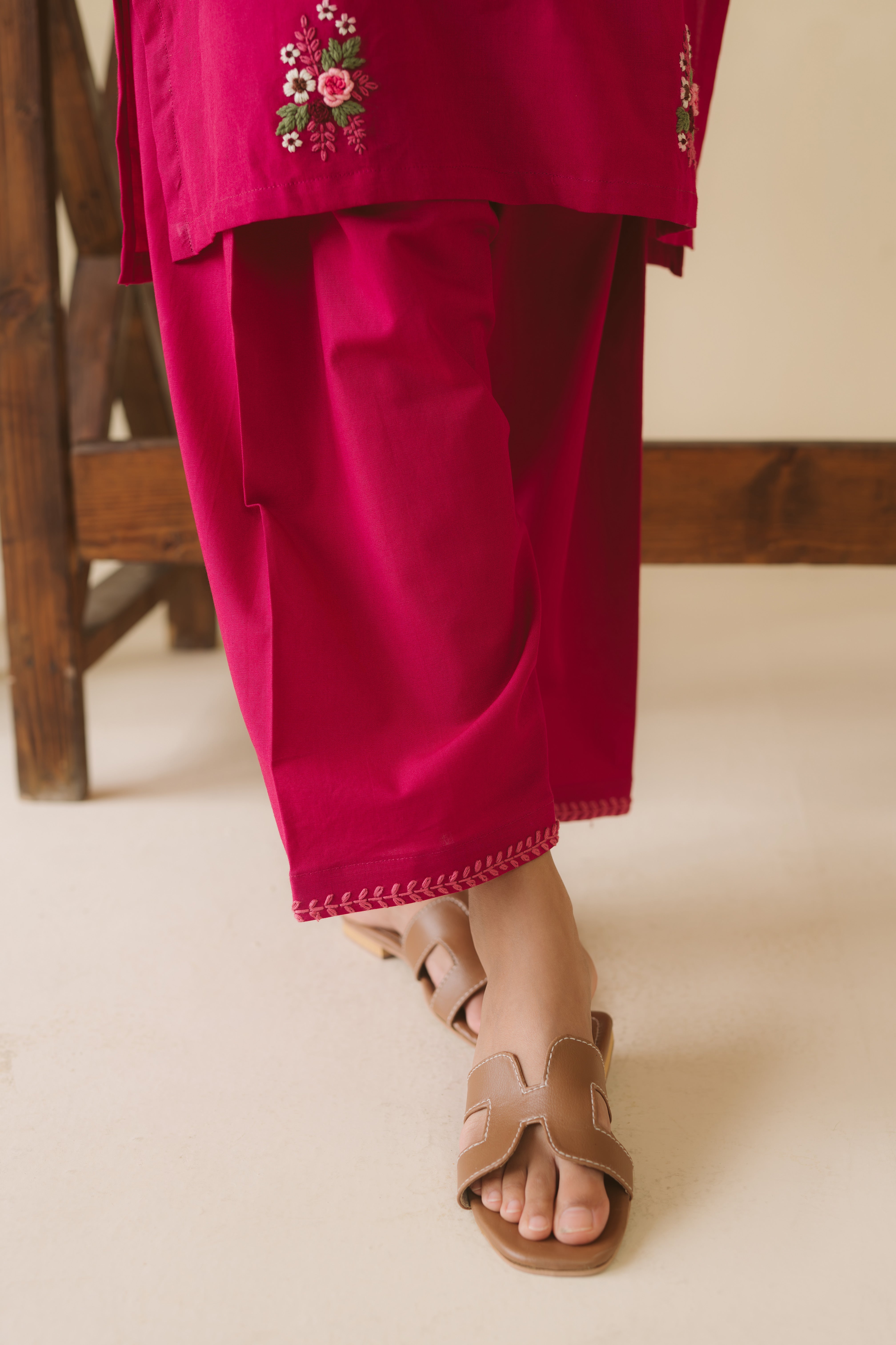 Dear October By Pashma Khan Stitched Co Ords Collection'2025-Pink Sorbet