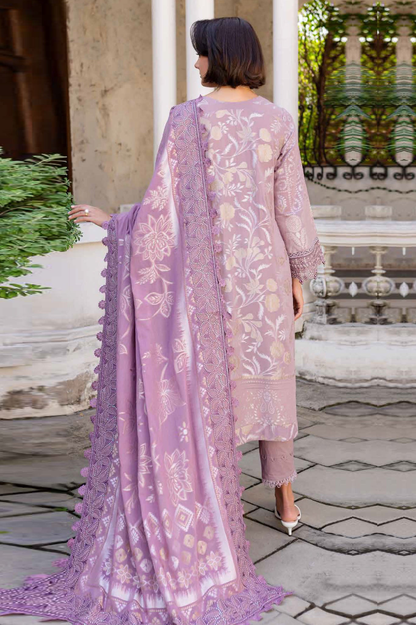 Nureh Unstitched 3 Piece Exclusive Jacquard Lawn Collection-NE-153