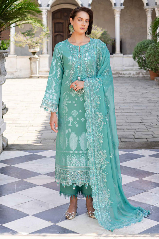 Nureh Unstitched 3 Piece Exclusive Jacquard Lawn Collection-NE-157