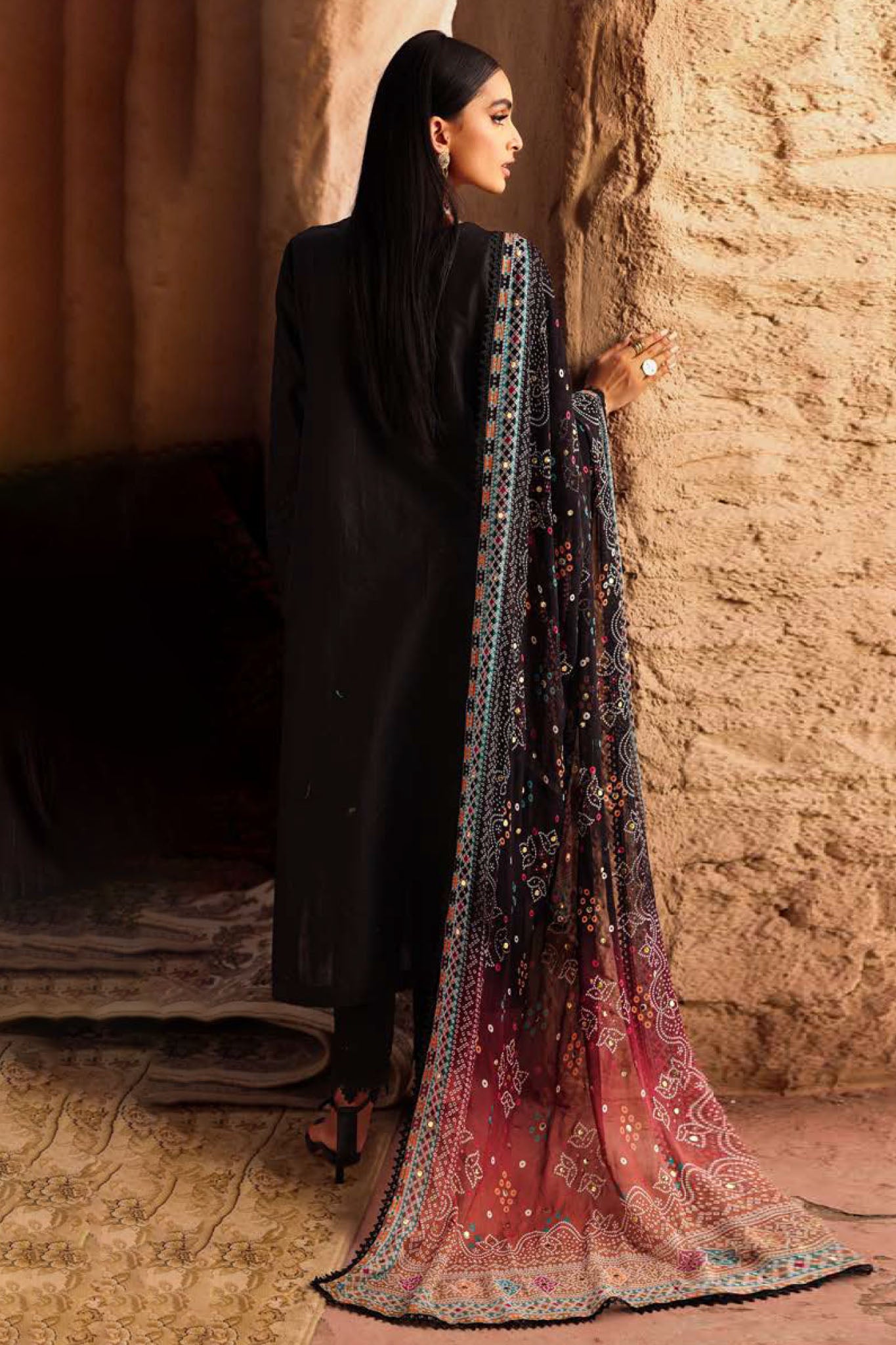 Bazaar By Nureh Unstitched 3 Piece Chikankari Doriya Lawn Collection'2025-NE-162