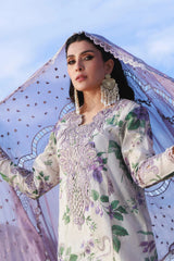 Aman By Nureh Unstitched 3 Piece Luxury Lawn Suit-NE-231