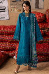 Bazar By Nureh Unstitched 3 Piece Emb Chikankari Doria Lawn Suit-NE-242