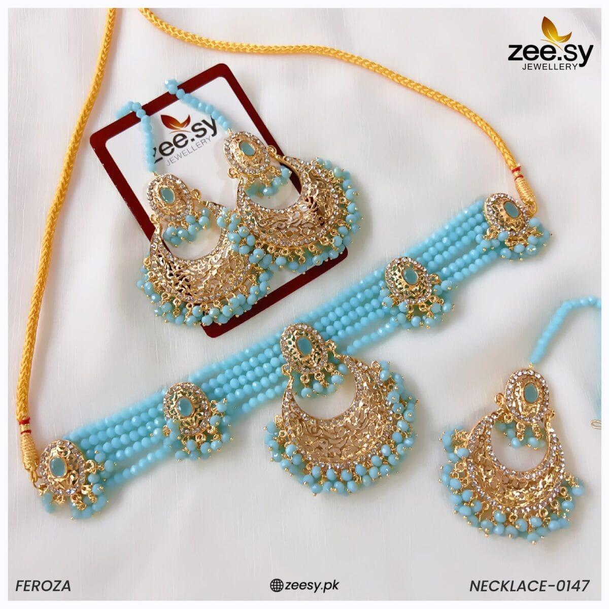 NECKLACE-0147 Feroza - Zeesy Jewellery
