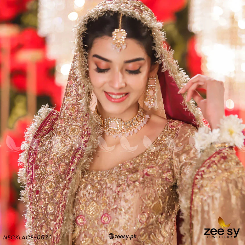 KUNDAN NECKLACE-0536 - Zeesy Jewellery