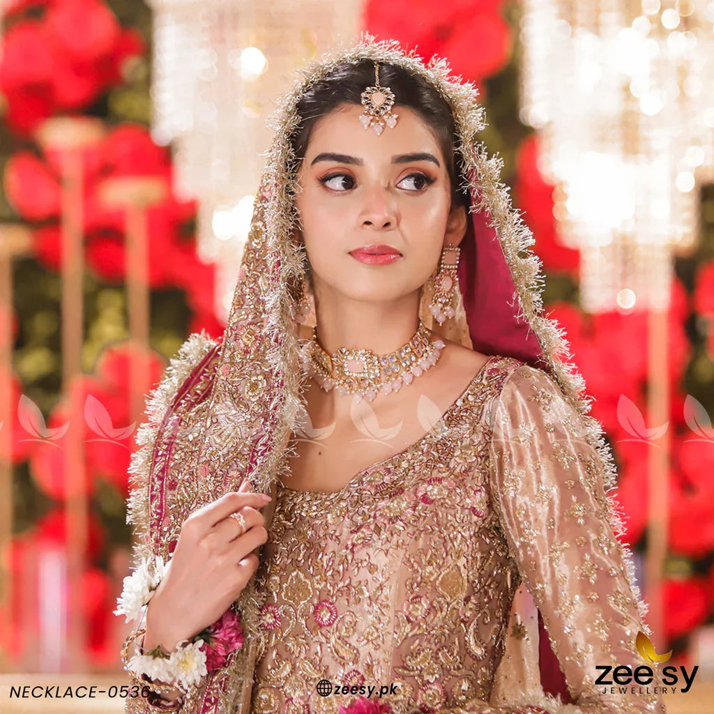 KUNDAN NECKLACE-0536 - Zeesy Jewellery