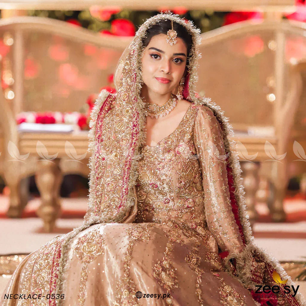 KUNDAN NECKLACE-0536 - Zeesy Jewellery