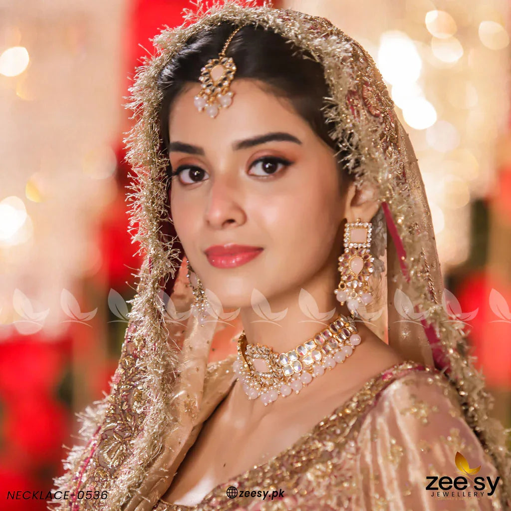 KUNDAN NECKLACE-0536 - Zeesy Jewellery
