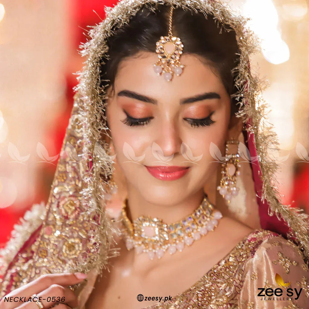 KUNDAN NECKLACE-0536 - Zeesy Jewellery