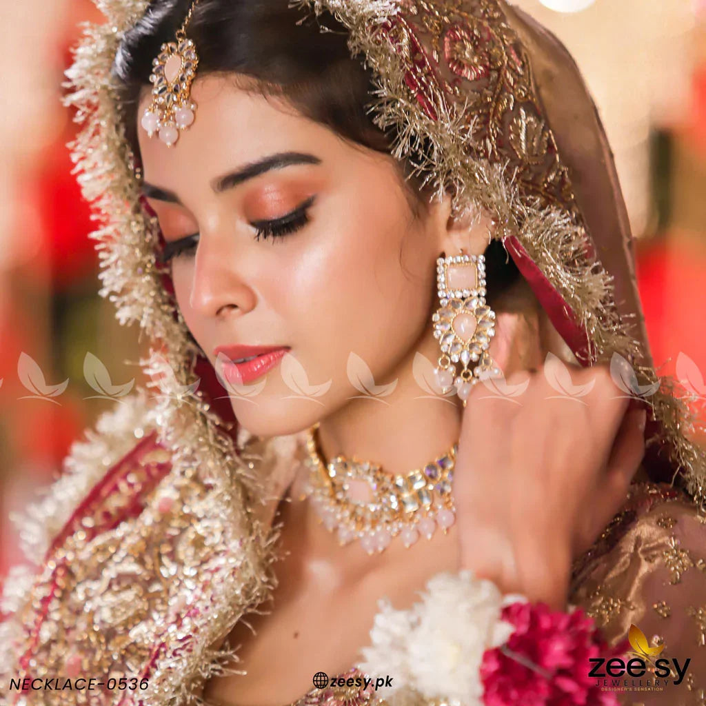 KUNDAN NECKLACE-0536 - Zeesy Jewellery