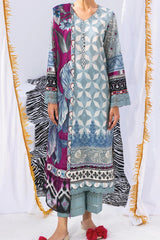 Nureh Girls Unstitched Premium Lawn Collection'2024-NGL-09