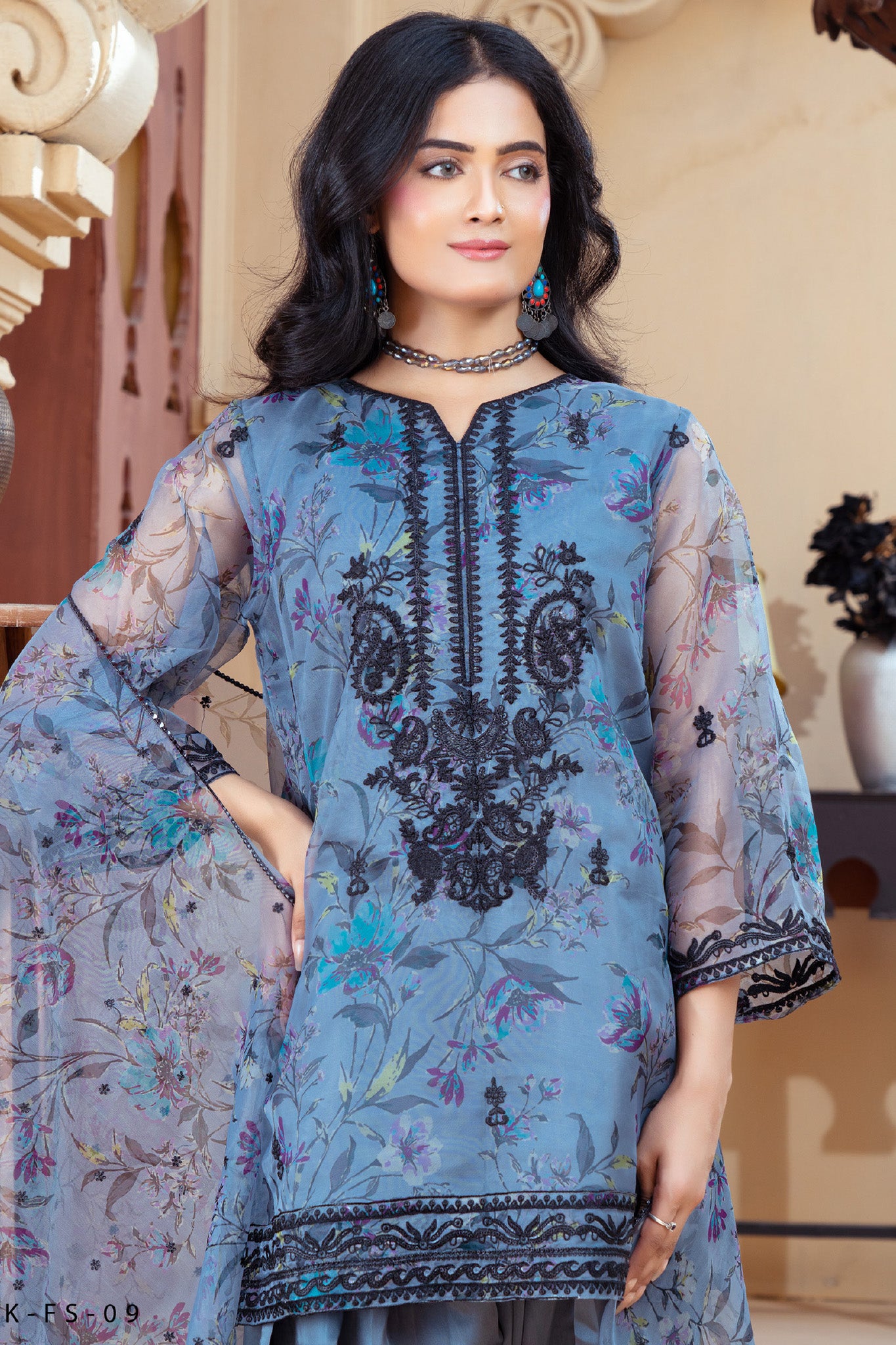 Mera Farshi Jora By Noorma Kaamal Stitched 3 Piece Exc Eid Vol-02 Collection'2025-NK-FS-09