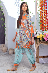 Jogi Pretty Pret By Noorma Kaamal Stitched 2 Piece Lawn Vol-04 Collection-NK-JP-01