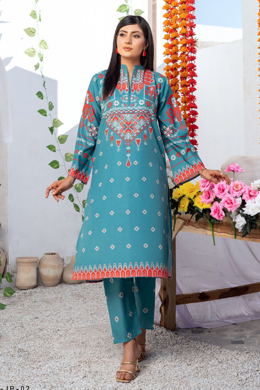 Jogi Pretty Pret By Noorma Kaamal Stitched 2 Piece Lawn Vol-04 Collection-NK-JP-02