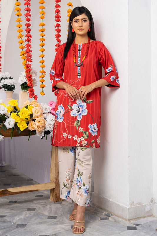 Jogi Pretty Pret By Noorma Kaamal Stitched 2 Piece Lawn Vol-04 Collection-NK-JP-04