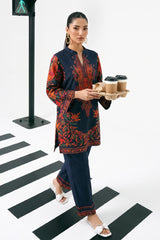 Jogi Pretty Pret By Noorma Kaamal Stitched 2 Piece Printed Slub Silk Vol-06 Suit-NK-JP-81