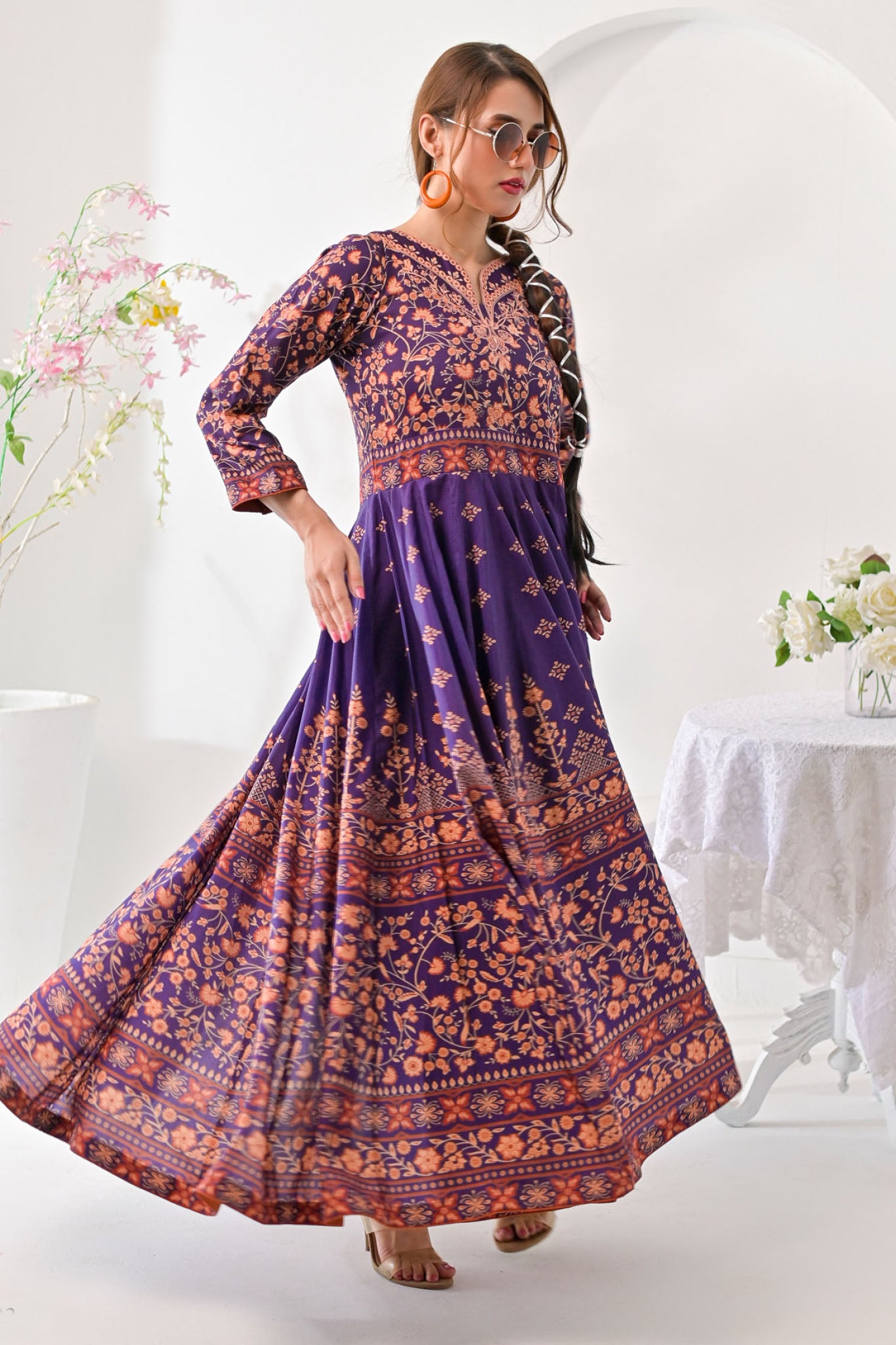 Jogi By Noorma Kaamal Unstitched 2 Piece Printed Raw Silk Collection'2024-NK-RSP-03