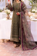 Nani Ka Ghar By Iznik Unstitched 3 Piece Eid Lawn Collection'2024-NKG-10-Surmai