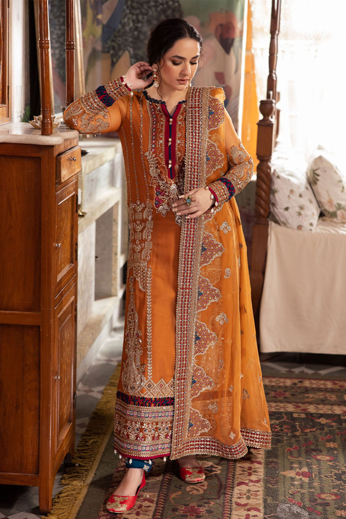 Alfaaz By Nureh Unstitched 3 Piece Festive Edition Collection'2024-NL-77-Azfar